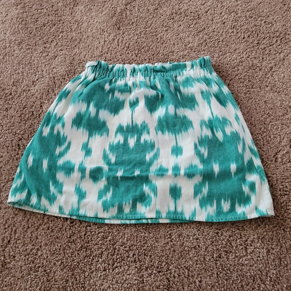 Vineyard Vines Teal and White Kids Skirt